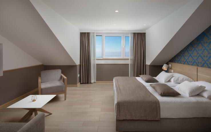 Double or twin room with sea view